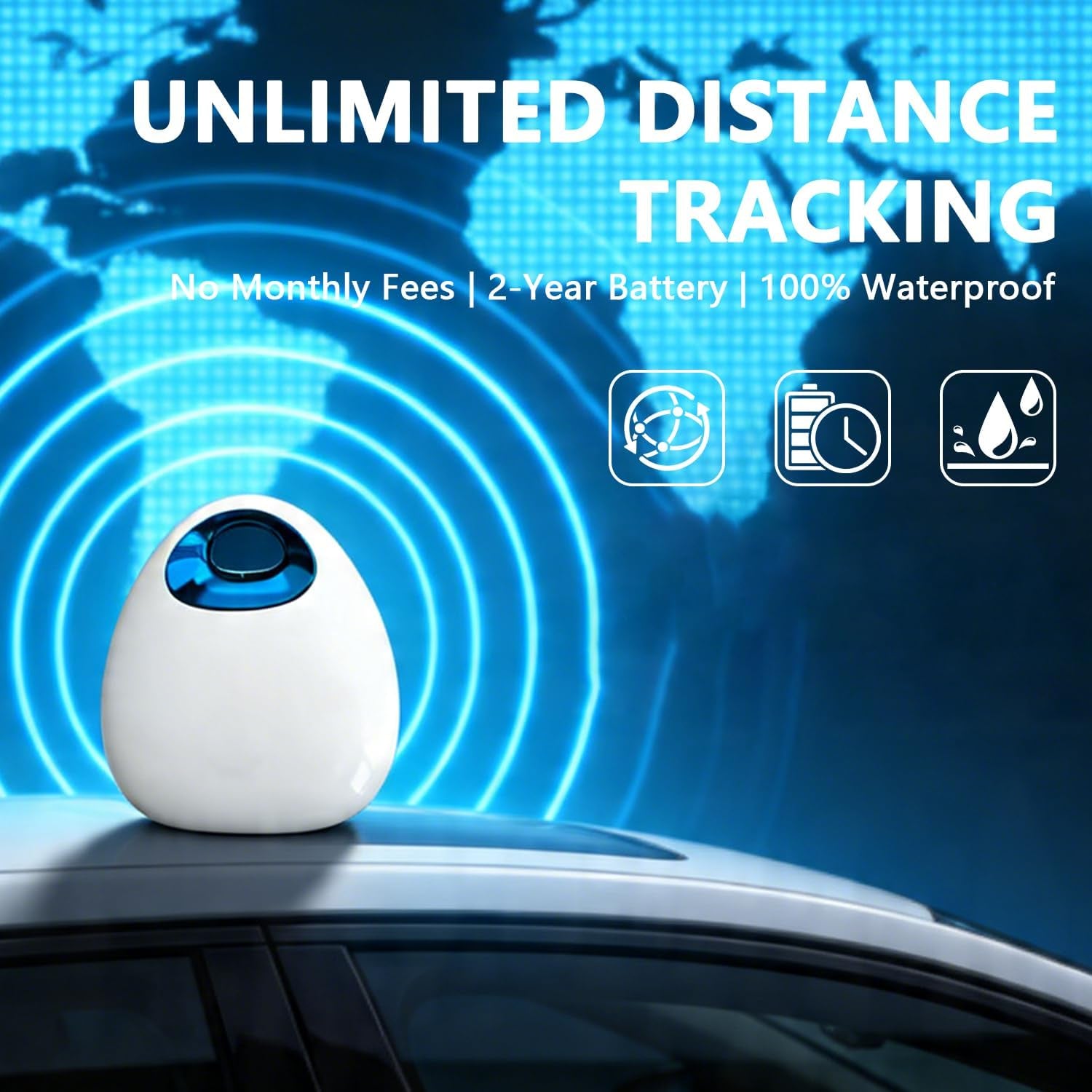 Mini GPS Tracker for Vehicles,Tracker Device for Vehicles No Subscription No Monthly Fee Car Tracker Magnetic Real-Time Tracking for Cars Kids Dogs