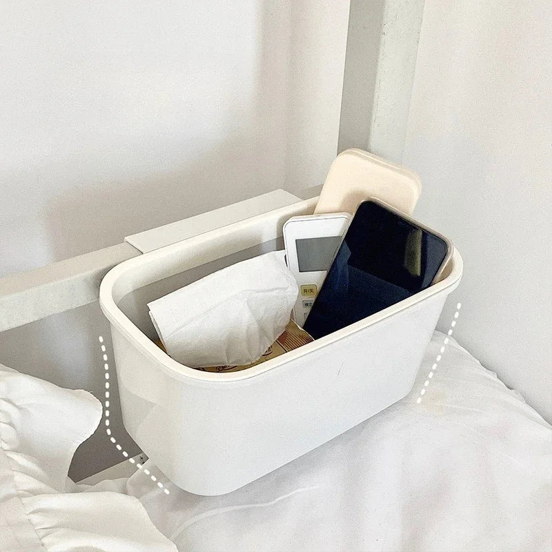 Big Capacity Bedside Hanging Basket No Punching Required Shelf Crib Storage Baby Diaper Fence Table Box Bedside Hanging Baskets