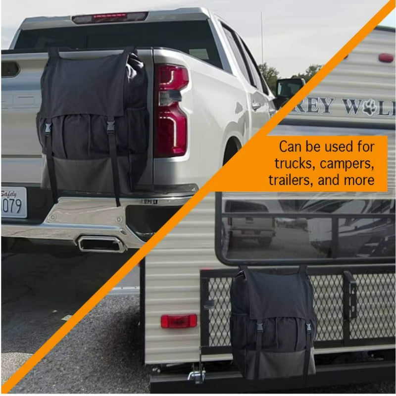Spare Tire Storage Bag for Trucks & SUVs - Off-Road Garbage & Tool Organizer