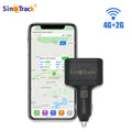 Sinotrack 4G Car GPS Tracker Cigarette Lighter GPS Tracker ST-909L Car Phone Charger with Free Online Tracking APP