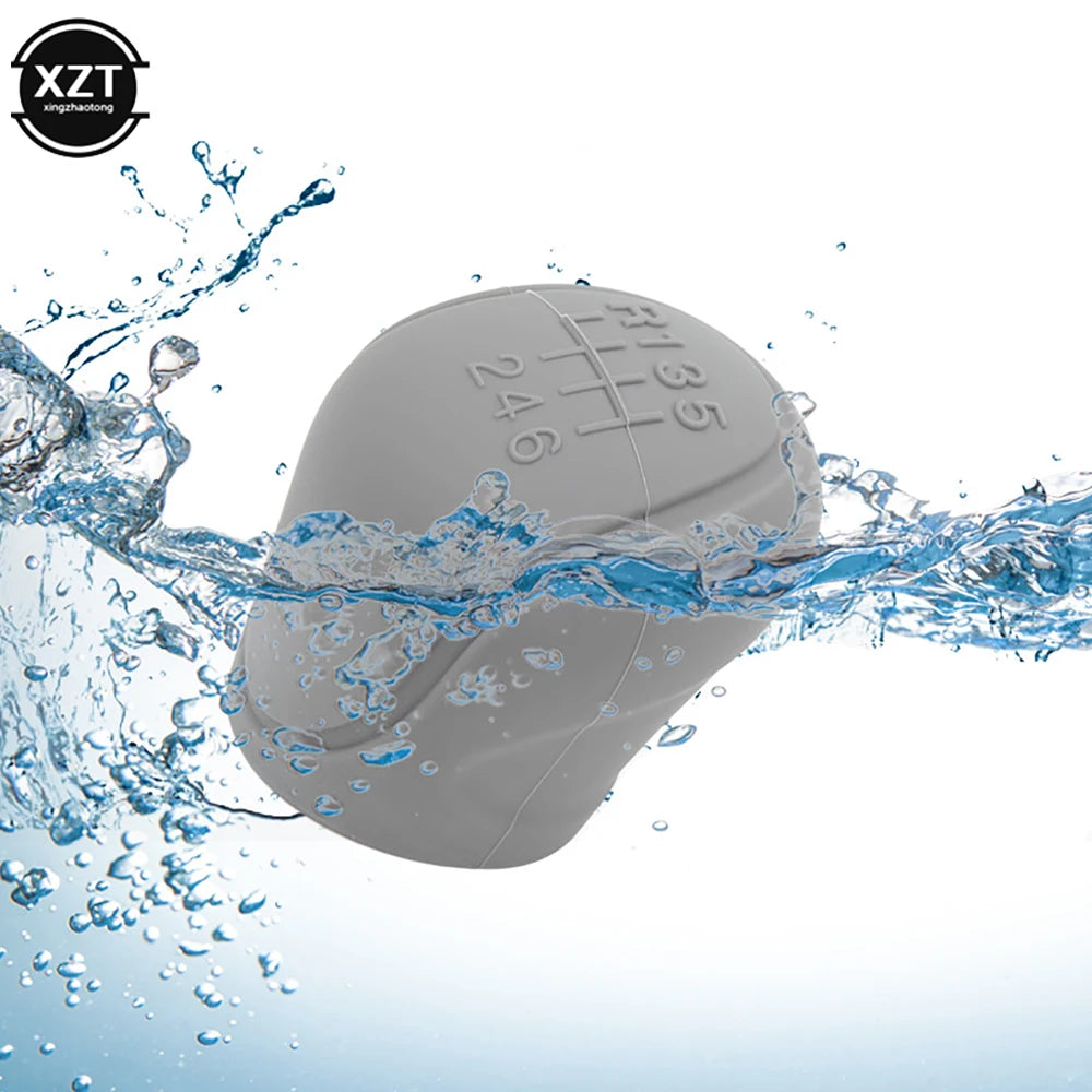 Universal Silicone Gear Shift Knob Cover - Non-Slip Grip Handle for Automobiles and Car Accessories