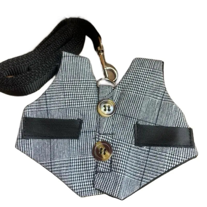 Pet Dress Suit Vest Harness for Rabbits and Cats with Leash - Cute Breakaway Dog Leash Gift