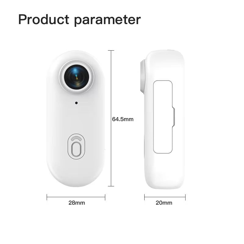 High Quality Mini Vlog 4K HD Digital Camera Wifi Wireless 128GB Pocket Body Cam Hot Selling Portable Action Cam for Sports Video
