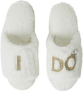 Dearfoams Women'S Giftable I Do & I Do Crew Bride Slippers for Weddings and Bachelorette Party