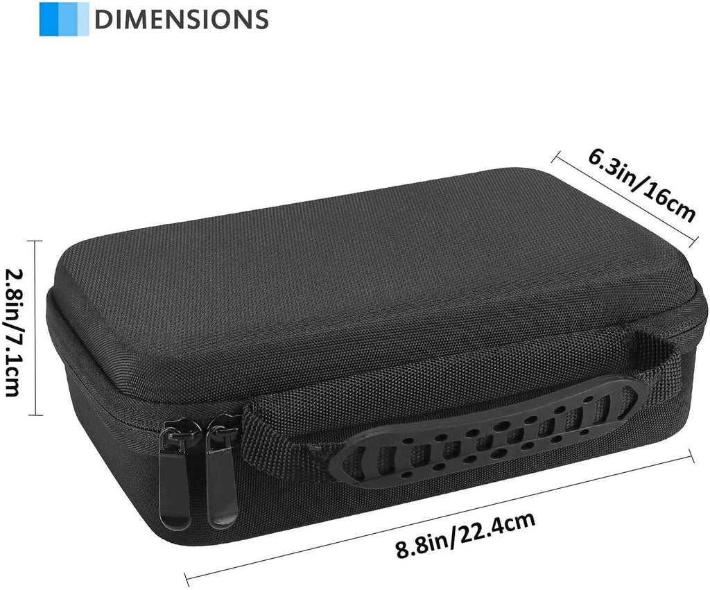 Procase Hard Travel Case for Norelco Multigroom Series 3000 5000 7000 MG3750 MG5750/49 MG7750/49 Men'S Electric Trimmer Shaver and Attachments -Black