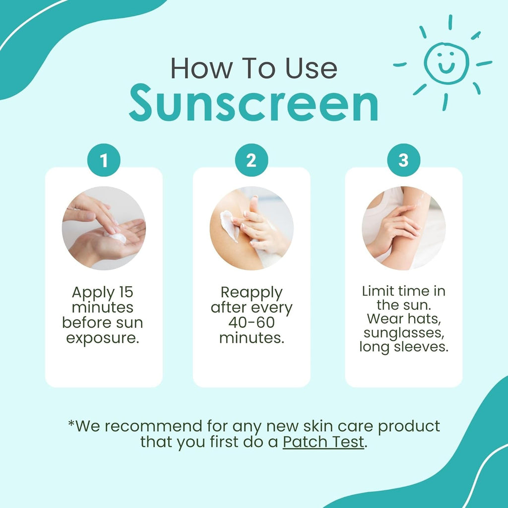 Trukid Easy on Mineral Sunscreen SPF 50 - Kids & Baby Sunscreen for Face & Body, Non-Toxic Zinc Oxide Sunblock Protection for Sensitive Skin, Unscented, FSA Eligible, Travel Size 3.4Oz