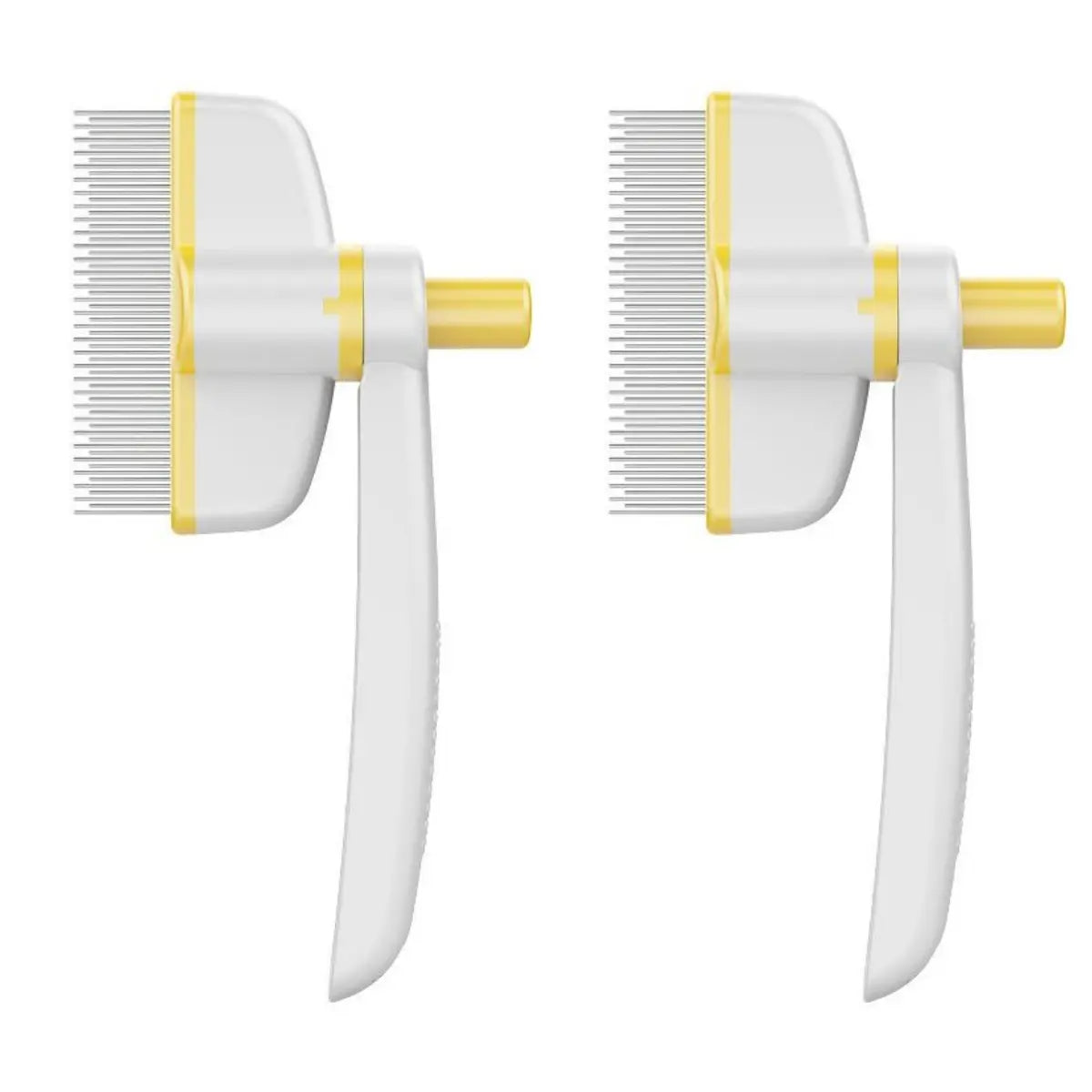 Professional Pet Grooming Comb for Cats and Dogs - Hair Removal and Deshedding Tool with Vacuum Brush Function