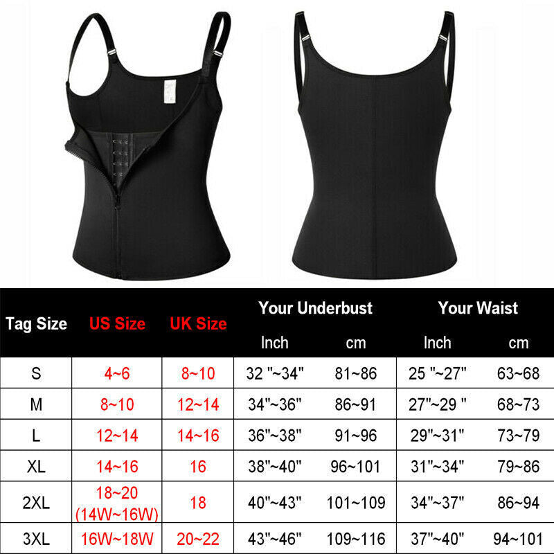 Women's Shapewear Waist Trainer Slimming Vest for Enhanced Belly Control and Body Shaping