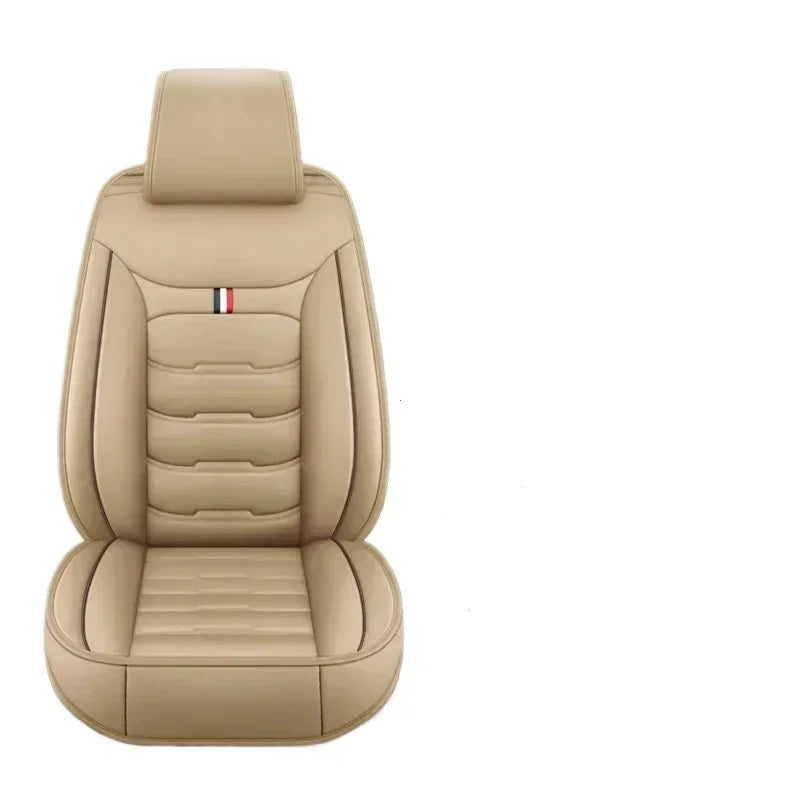 PU Leather Auto Seat Covers for Front Split Bench - Universal Fit for Cars and SUVs - All-Season Protection