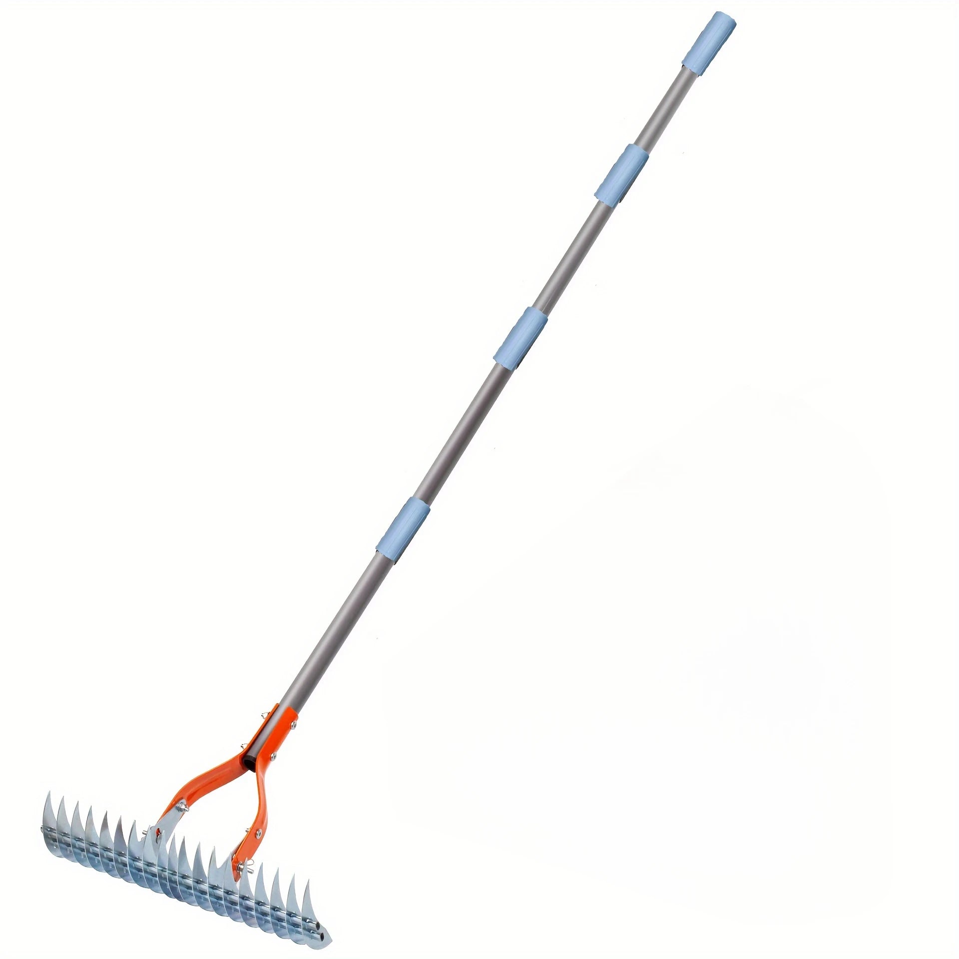 Versatile Grass Grooming Rake Lawn Thatching Rake Robust Dethatcher Rake for Cleaning Dead Grass, Yard Garden Durable Soil Rake