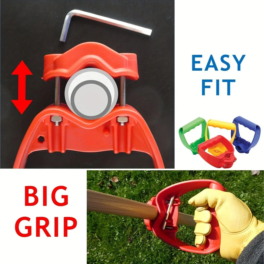 Labor-Saving Ergonomic Shovel Back-Saving Tool Handle Work with Garden Shovels Rakes, D Grip Ergonomic Handle Replacement