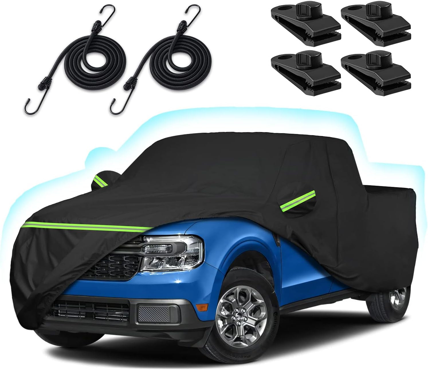 Premium Waterproof Car Cover for 2003-2026 Chevrolet Express & GMC Savana Vans - Ultimate UV, Rain, Dust & Snow Protection with Zipper Door & Windproof Straps
