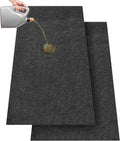 2 Pcs Oil Spill Mat Set (36"×60") - Complete Garage Floor Protection - Front & Rear Car Coverage - Reusable Washable Oil Drip Mats