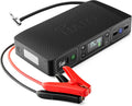 HALO Bolt Air 58830 Portable Car Battery Jump Starter | 100 PSI Air Compressor, 58.8Wh USB Power Bank, Emergency Floodlight & Charger, Jumps Cars Suvs & Trucks, Inflates Tires, TSA Approved — Black