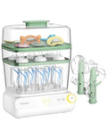 Momcozy 3 Layers Large Bottle Sterilizer and Dryer, Fast Sterilize and Dry