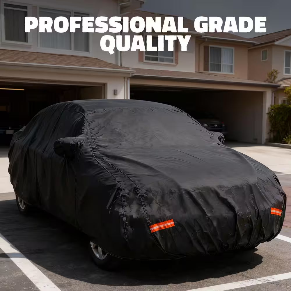 190 In. X 75 In. X 57 In. Extra Thick PVC Cotton Lined Heavy-Duty SUV Car Cover