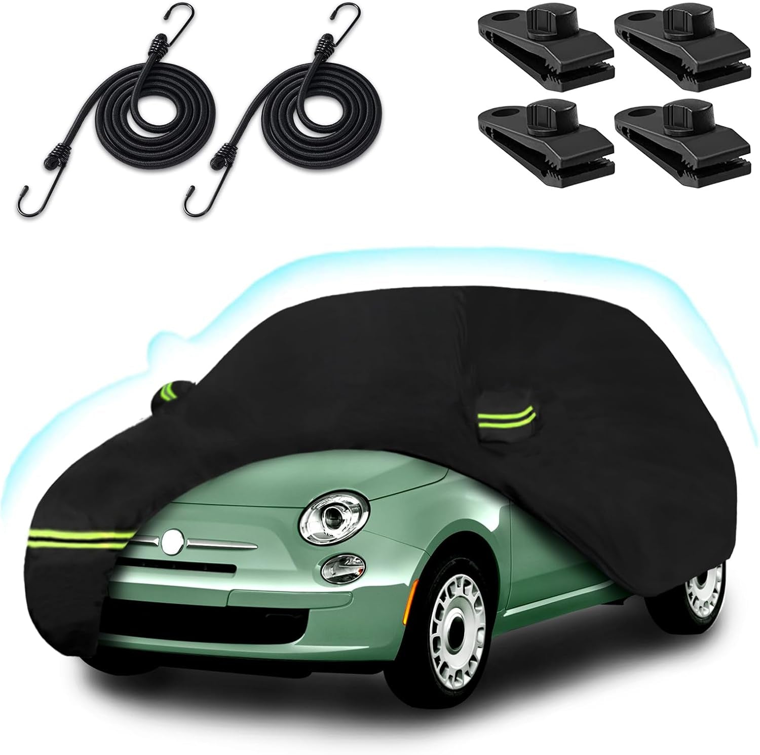 Premium Waterproof Car Cover for 2003-2026 Chevrolet Express & GMC Savana Vans - Ultimate UV, Rain, Dust & Snow Protection with Zipper Door & Windproof Straps