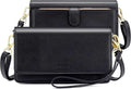 Nuoku Women Small Crossbody Bag Cellphone Purse Wallet with RFID Card Slots 2 Straps Wristlet