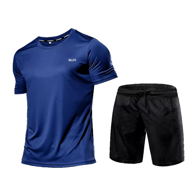 Men'S Sportswear Tracksuit Gym Compression Clothing Fitness Running Set Athletic Wear T Shirts Ropa Deportiva Hombre Camisetas