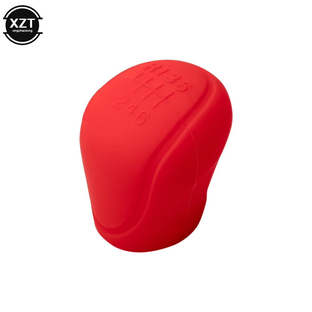 Universal Silicone Gear Shift Knob Cover - Non-Slip Grip Handle for Automobiles and Car Accessories