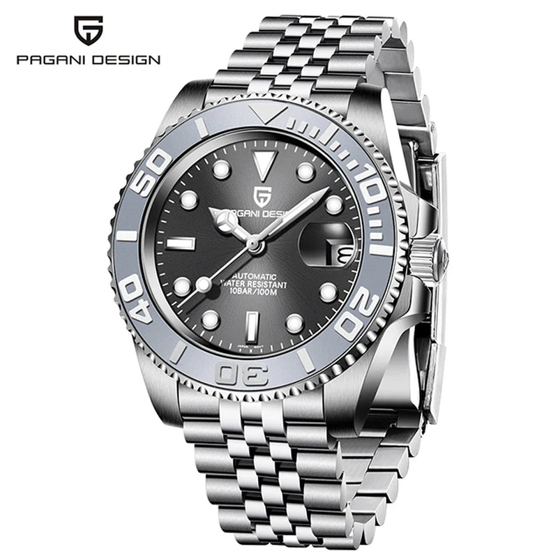 PAGANI DESIGN Top Brand Sports Men Mechanical Wristwatch Sapphire Luxury Automatic Watch Men'S Stainless Steel Waterproof Clock