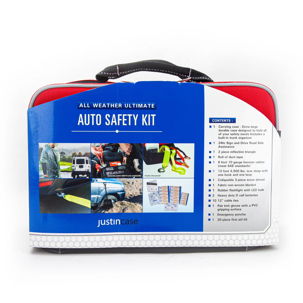 Ultimate Justin Case All-Weather Auto Safety Kit for Peace of Mind on Every Journey
