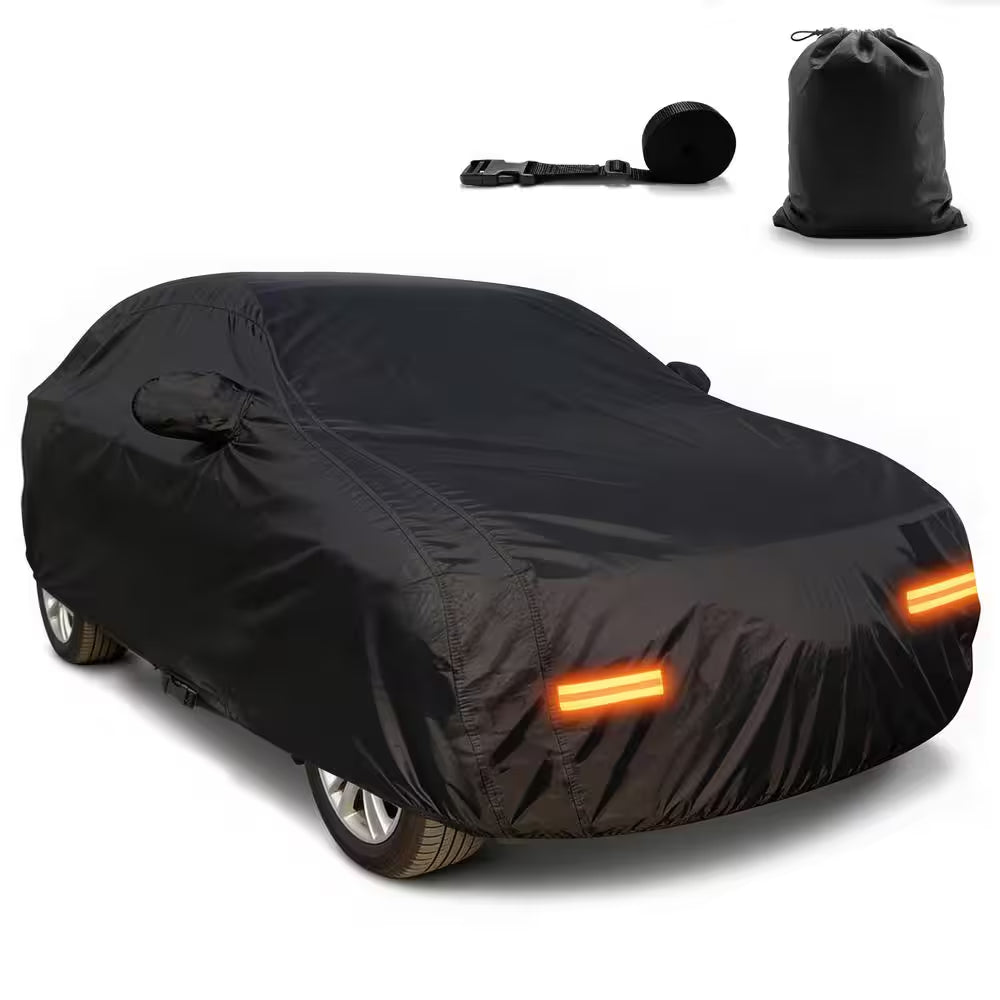 190 In. X 75 In. X 57 In. Extra Thick PVC Cotton Lined Heavy-Duty SUV Car Cover