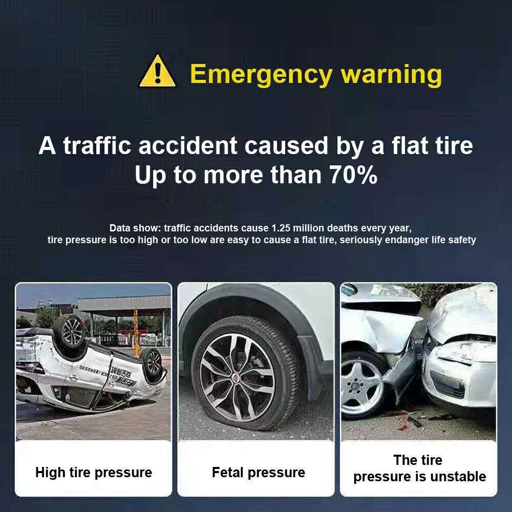 Car Air Compressor USB Rechargeable Cordless Tire Inflator Portable Air Pump