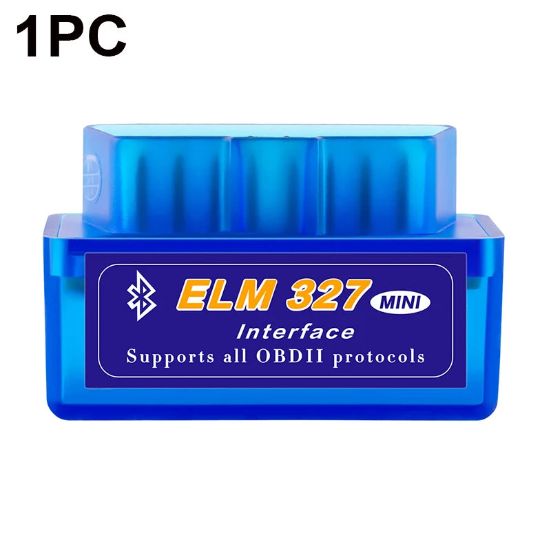 Mini Elm327 V1.5 Obd Driving Behavior Diagnostic Tool Bluetooth Interface Scanner Code Reader Tool Check Engine Diagnostic Tools