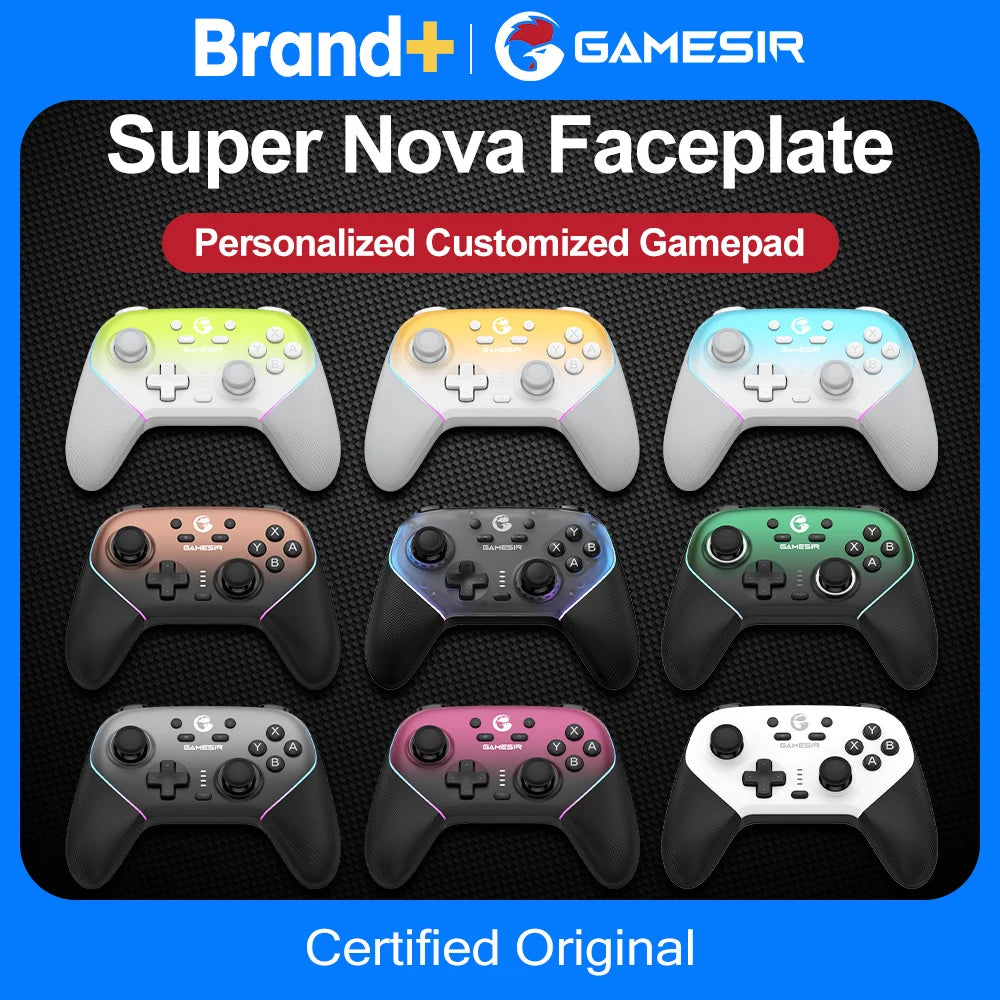 Gamesir Magnetic Faceplate for Super Nova Controller - Customizable Multicolor Front Cover Gaming Accessory