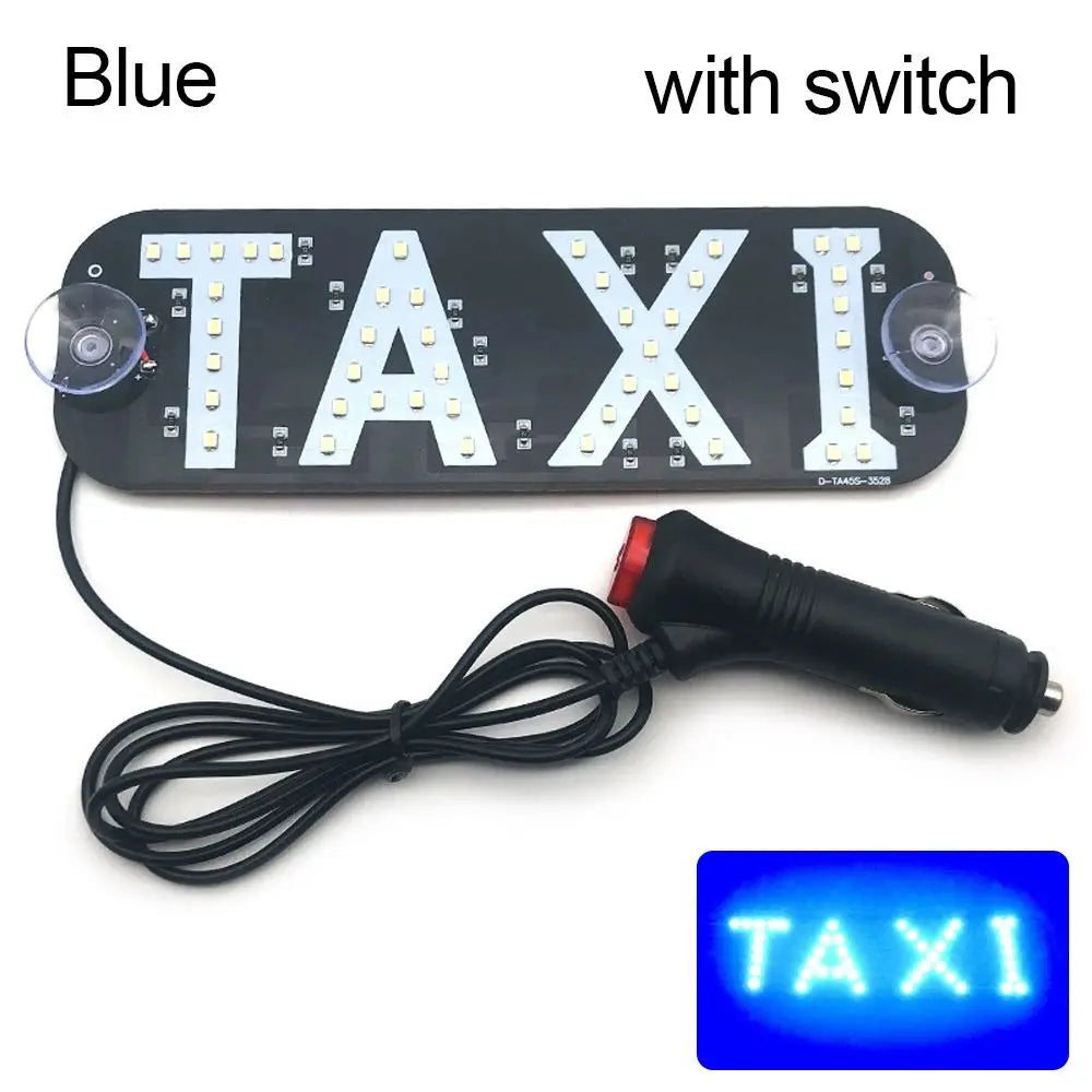 LED Taxi Light With/Without Switch 45SMD 2835 Car Signal Lamp Cab Indicator Light Panel Signal Beacon Windscreen Car Accessory