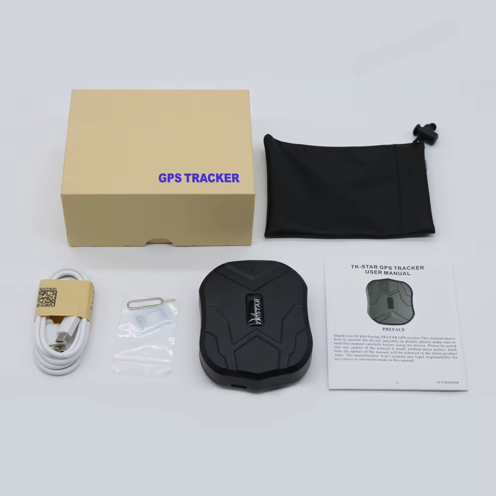 GPS Car Tracker TKSTAR TK905 2G GPS Tracker Car 5000Mah Magnet GPS Tracker GPS Locator Waterproof Vehicle Free APP PK TK915