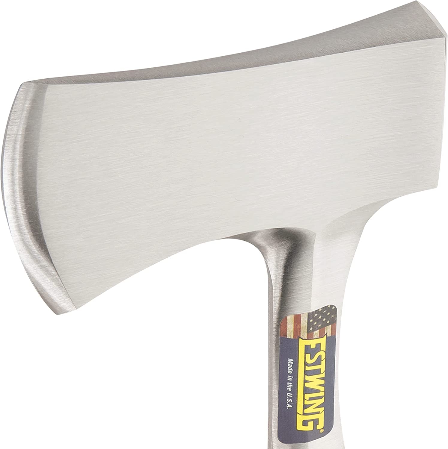 ESTWING 12" Sportsman's Axe - Durable Camping Hatchet with Forged Steel & Leather Grip - E14A