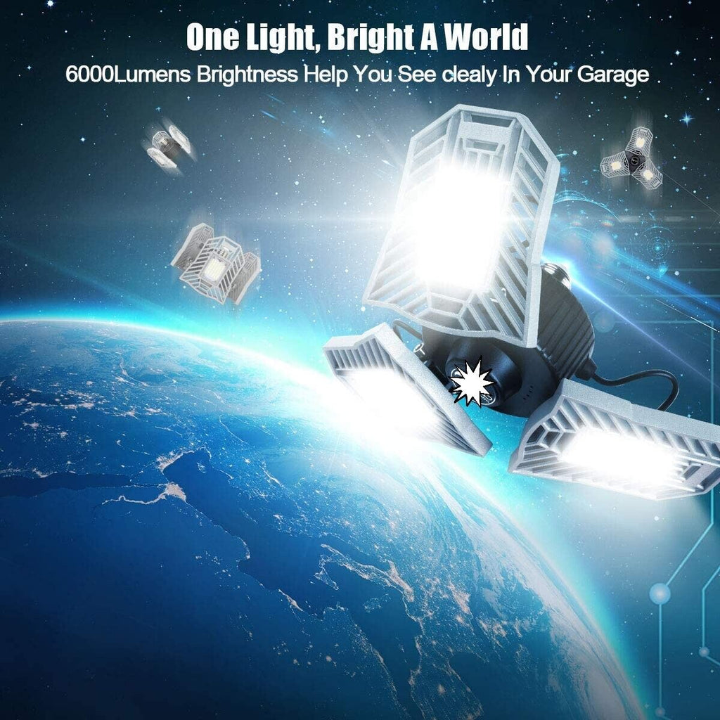 LED Adjustable Garage and Basement Lighting Solution