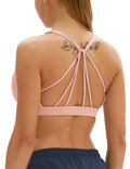 Brasier Deportivo Acolchado Con Tiras Tops De Yoga Ropa Deportiva Ropa De Entrenamiento Para Mujer