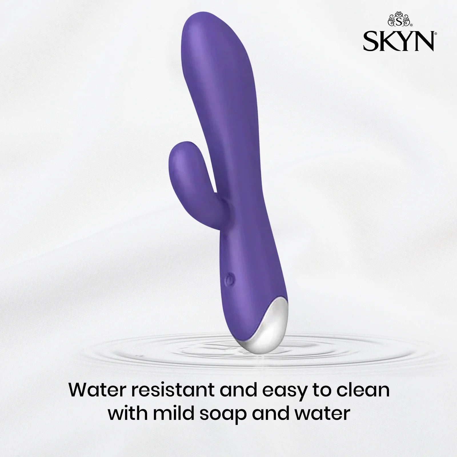 SKYN Vibes Personal Massage Wand Vibrator, 20 Speeds, Purple, 1 Count