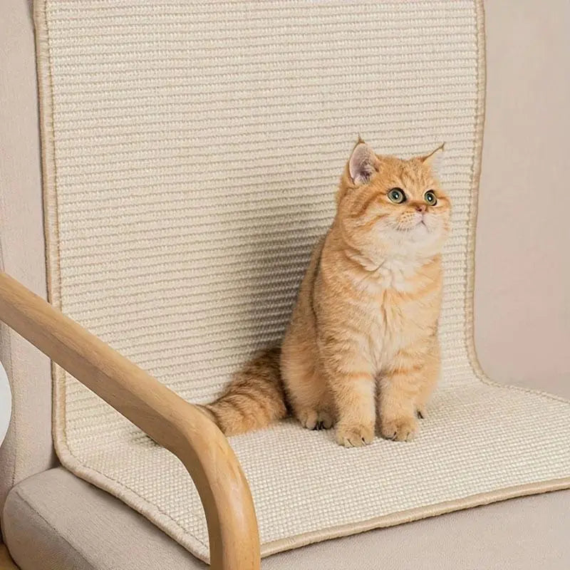 Premium Durable Cat Scratching Pad - Natural Rope Scratcher for Cats and Dogs, Versatile Pet Furniture and Supplies, Ideal Valentine's Day Gift and Cat Toy