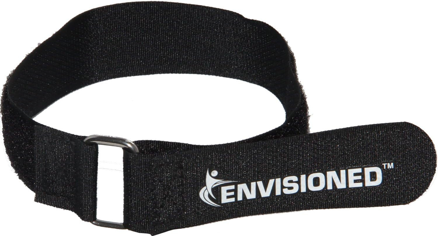 Premium 8-Pack Cinch Straps with Stainless Steel Rings - Durable, Reusable, Multipurpose 1" x 30" + 2 Bonus 3/4" x 8" Straps