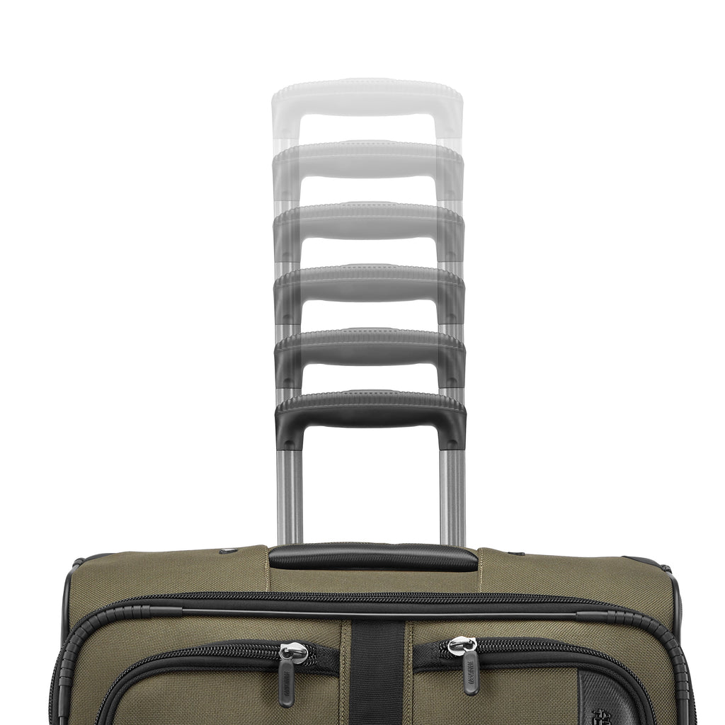 Cargo Max 21" Softside Carry on Spinner Luggage with Divider Pockets, Olive