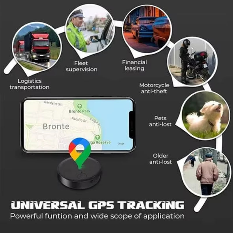 3Pcs Mini GPS Tracker Anti-Lost, GPS Tracker Strong Car Tracking Anti-Lost Mini Worldwide Smart Key Finder Locator