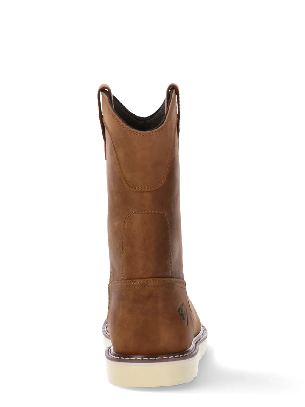 Men'S Steel Toe Rift Pull on Western Work Boots