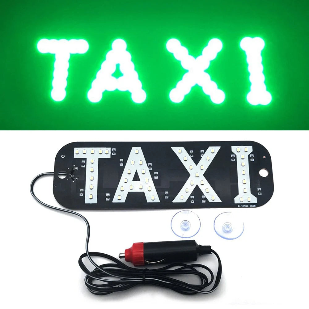 LED Taxi Light With/Without Switch 45SMD 2835 Car Signal Lamp Cab Indicator Light Panel Signal Beacon Windscreen Car Accessory