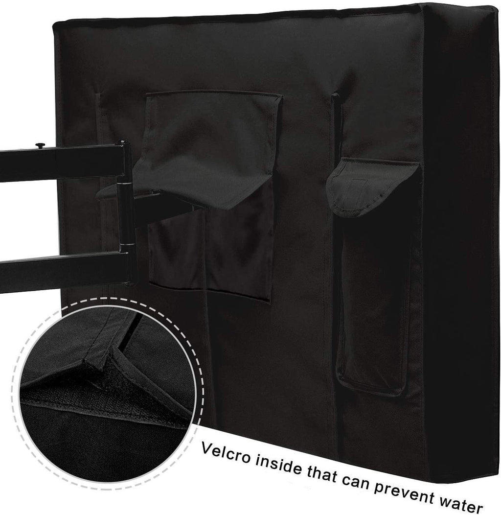 KOLIFE K LIFE Outdoor TV Cover 60 to 65 Inches, Waterproof and Weatherproof, Fits up to 58''W X 37''H for outside Flat Screen TV