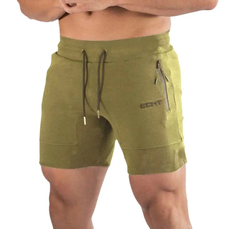 Men Running Sport Shorts Gym Fitness Workout Training Sportswear Male Short Pants Knee Length Beach Sports Sweatpants Bottoms