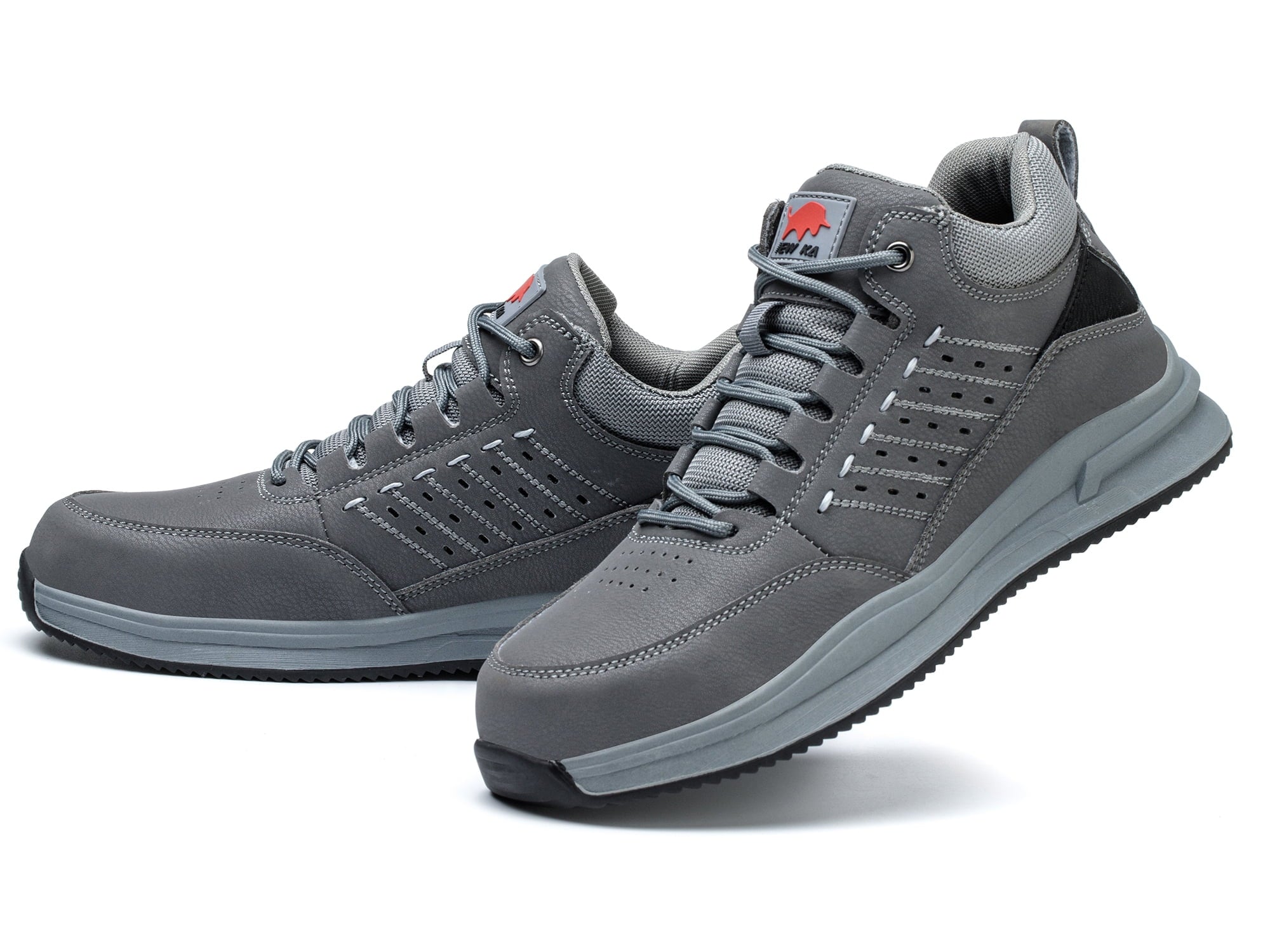Composite Toe Safety Shoes for Men Women Lightweight Work Sneakers Leather Industrial Boots