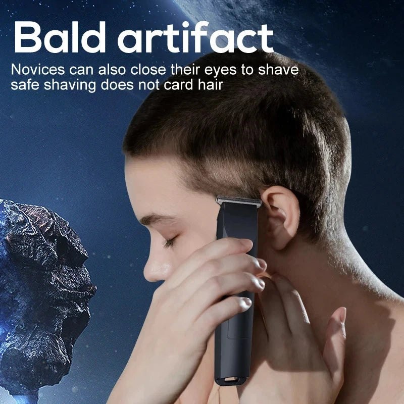 NEW 2026 Design of Adjustable Cutter Head with USB Charging for Electric Hair Clipper Hair and Beard Trimming