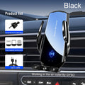 150W Car Phone Holder Wireless Charger for Iphone 12 13/14/15 16 Pro Max Windshield Dashboard Air Vent Mount with Fast Charging