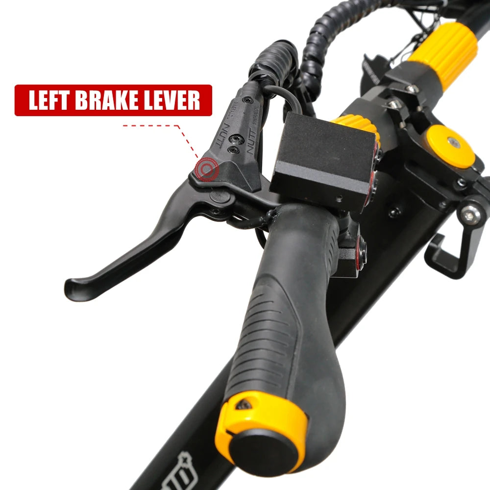 Upgraded NUTT 4-Piston Hydraulic Disc Brake Kit Only for VSETT 10+ 10 plus VSETT10 Oil Brake Set Electric Scooter EH-M218 MACURY