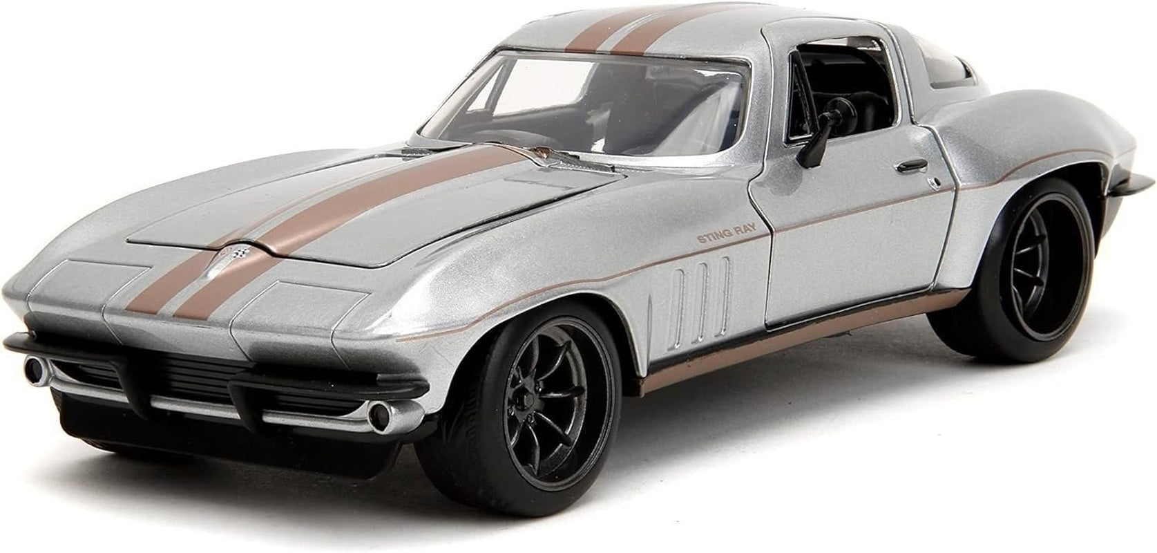 Big Time Muscle 1:24 Scale Die-Cast Model of 1966 Chevrolet Corvette Stingray