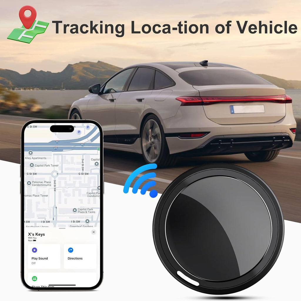 Mini GPS Tracker for Vehicles,Tracking Devices for Cars Hidden,Car GPS Tracking Device for Vehicles,Hidden Tracker Device for Vehicles Real-Time No Subscription No Monthly Fee for Car (Black)